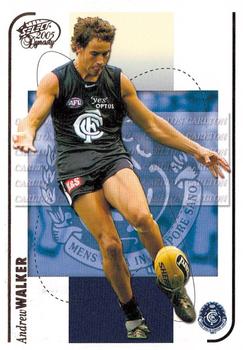 2005 Select Dynasty AFL #33 Andrew Walker Front